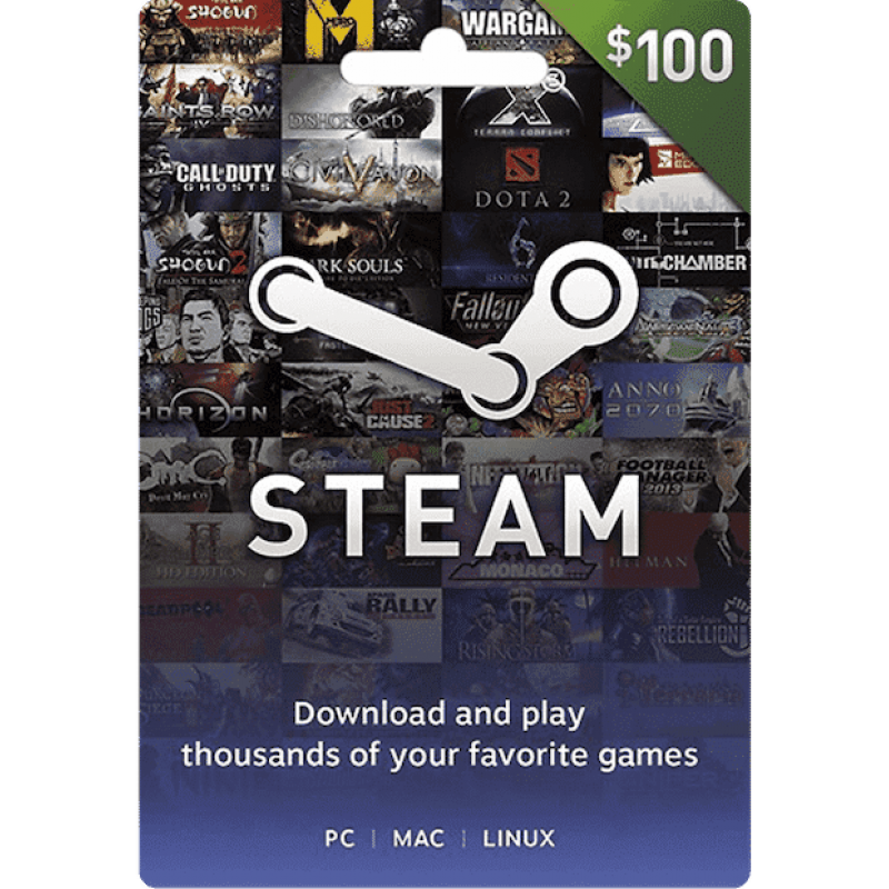 Steam Card 5, Steam Card Online Delivery, Steam Card PayPal